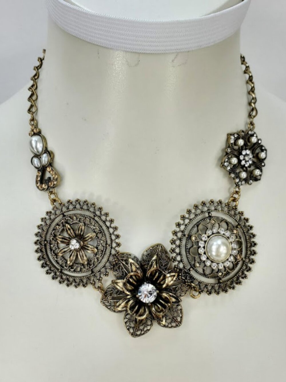 Dark Bohemian Artsy Statement Necklace